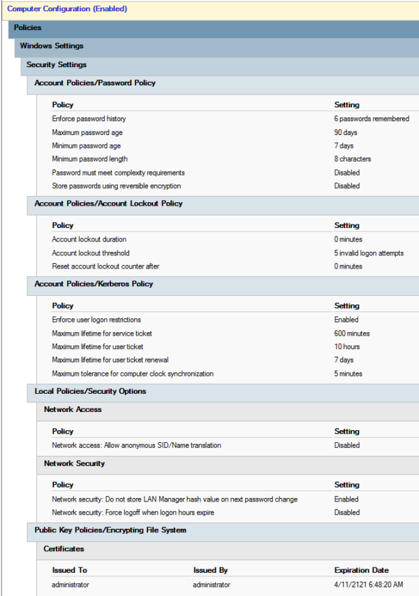 16 Building Webster’s Lab V2 – Create Initial Group Policy Objects ...