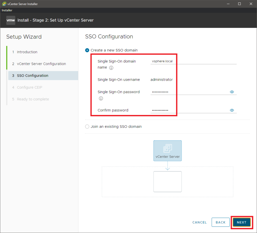 06 Building Webster’s Lab V2 – Install the VMware vCenter Server ...