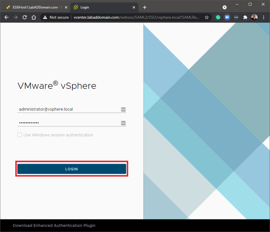 06 Building Webster’s Lab V2 – Install the VMware vCenter Server ...